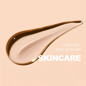 Face tanning serum